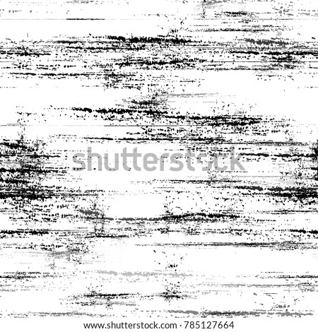 Distressed Black and White Grunge Seamless Texture. Hand Drawn Old Scratched Seamless Pattern. Watercolor Splatter Style Texture. Plaster, Ink Paint Print Design Pattern.
