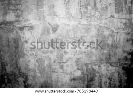 Wall panel grunge grey,dark grey concrete with light background. Dirty,dust grey,black wall concrete backdrop texture and splash or abstract background.Panel image backdrop.