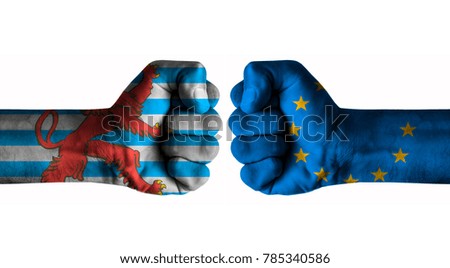 Blason Luxembourg vs Europe