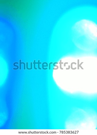 Blue background image, bright white curve, abstract. art.
