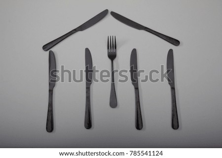 cutlery composition concept