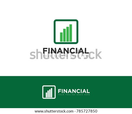 Finance concept logo, icon, symbol, design template
