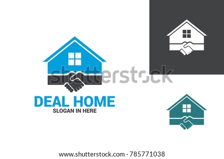 Deal Home Logo Template Design