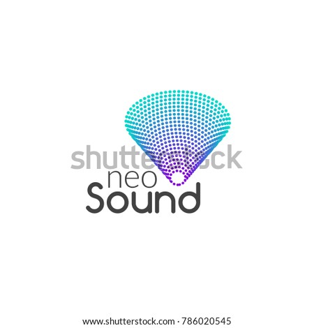 Sound Audio music wave logo design . Business icon symbol.