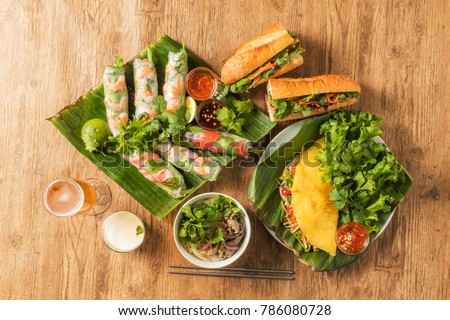 A typical Vietnamese cuisine powere Royalty-Free Stock Photo #786080728