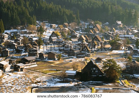 Shirakawago village, this is the one heritage in Japan