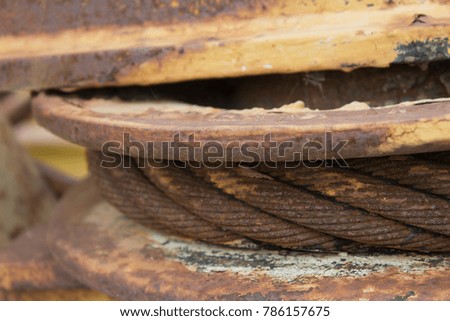 Rusted Cable Pulley