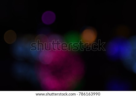 Blurred background image that is a beautiful bokeh. In various shapes can be cut to your work.
