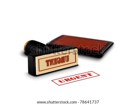 rubber stamp-urgent