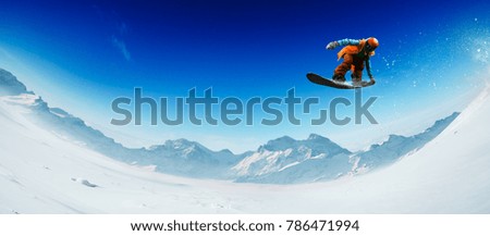 Snowboarding sport photo