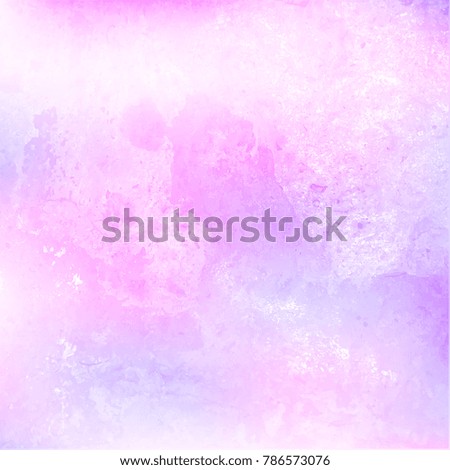 Watercolor pattern, abstract vector background. Pastel spring tones. EPS 10