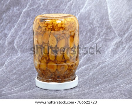bee honey and almonds