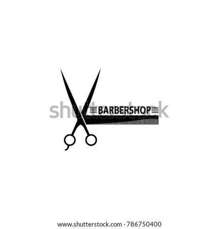 Scissors icon.modern design.vector illustration.logo.barber