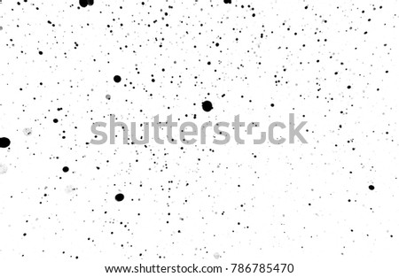 black bokeh on a white background, abstraction