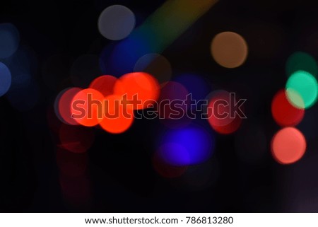 defocus blured bokeh light background