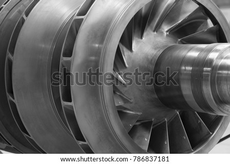 Compressor Impeller and Rotor Royalty-Free Stock Photo #786837181