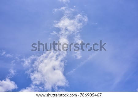 Best Natural Sky clouds.Hazy small cirrostratus.Beautiful cirrocumulus and cumulus cloud formations on a sunny afternoon in late summer are contrasted against the blue sky.Copy space.

