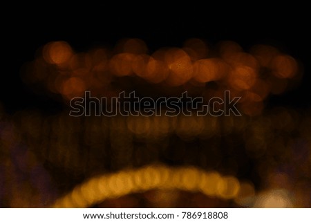 defocus blured bokeh light Fire show background