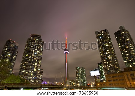 Toronto, Ontario, Canada - at night