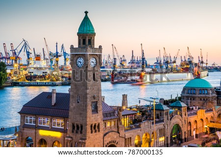 City of Hamburg, Germany Royalty-Free Stock Photo #787000135