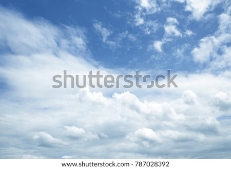sky  blue  white cloud