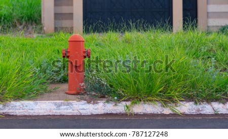 Brazilian fire hydrant on the street
