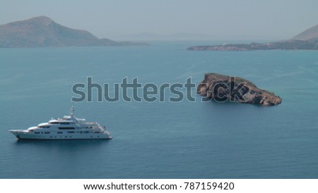 Boat at Cap Sounion, Greece