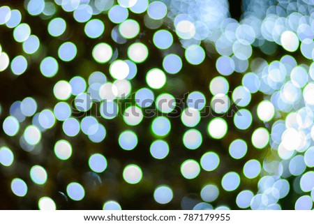 Bokeh in natural background.