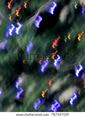 Abstract background. A colorful bokeh with curved lines