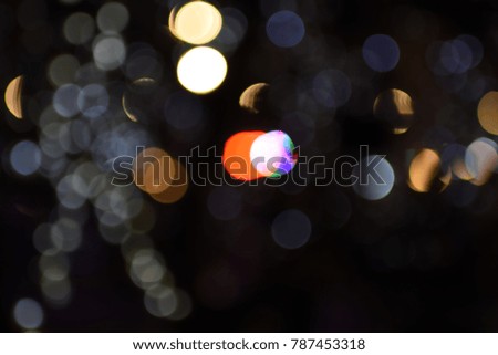 defocus blured bokeh light Fire show background