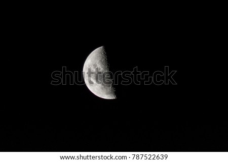 Beautiful Half Moon