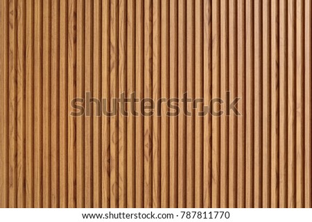 Straight stripes wooden wall
