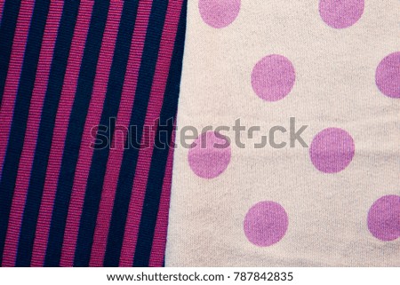 Textile colored lines
