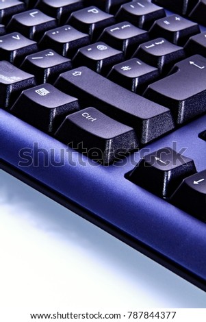 close-up image of keyboard stock photo