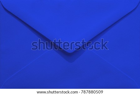 Navy Blue Paper Envelope