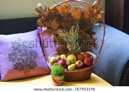 Basket full of fruit
