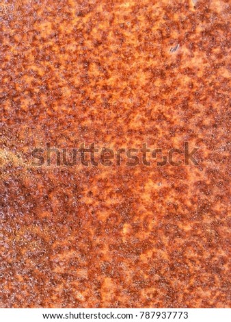 Rust on steel plate. Rust Background. Blurred picture. Blurred Background.