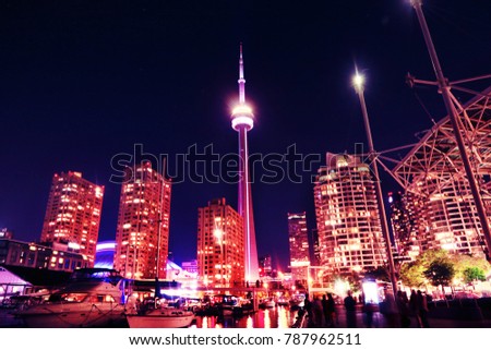 Toronto Skyline at night 
