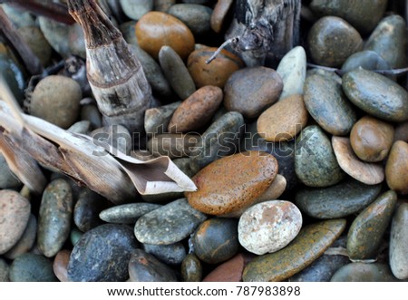 Many beautiful stones background.