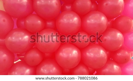 Colorful balloons adorn the entrance.Children's Day.used for website backgrounds / banner, backdrop