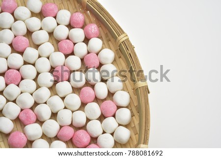 Lantern Festival, glutinous rice balls are the Chinese delicacies enjoyed by the Lantern Festival, an important holiday for Chinese. Royalty-Free Stock Photo #788081692