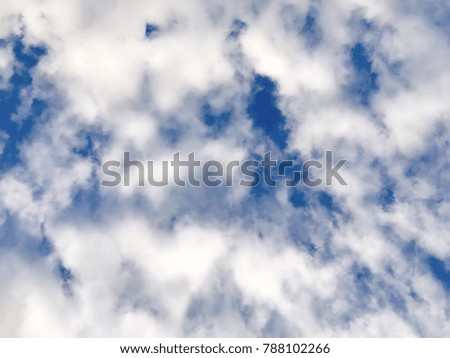 Clouds on a sunny afternoon