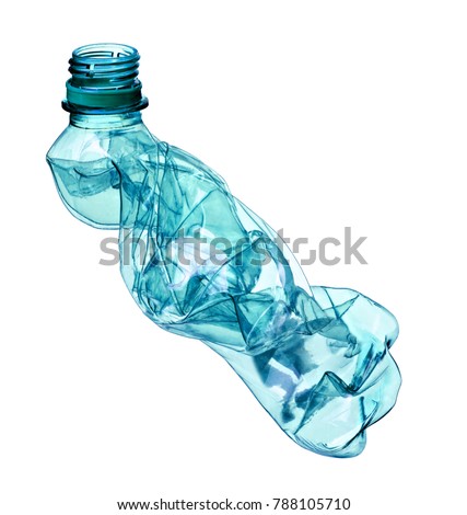 close up of a  plastic bottle on white background Royalty-Free Stock Photo #788105710