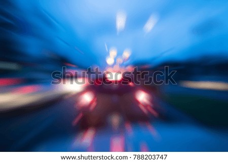 Abstract motion blurred background
