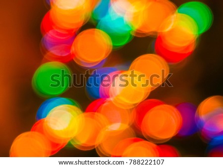 Abstract, bokeh, background for holiday cards