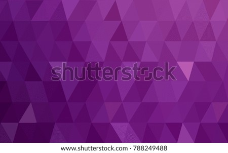 Light Pink vector polygonal illustration, which consist of triangles. Triangular pattern for your business design. Geometric background in Origami style with gradient. 