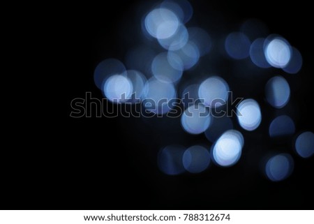 night blue light abstrac blur bokeh background