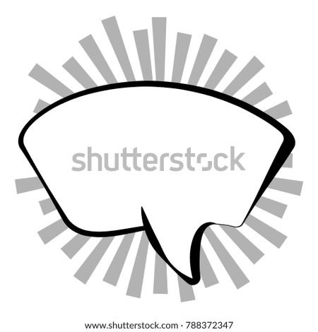 Comic speech bubbles isolated on a white background, vector illustration