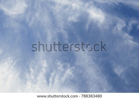 Blue sky with tiny clouds,for background.