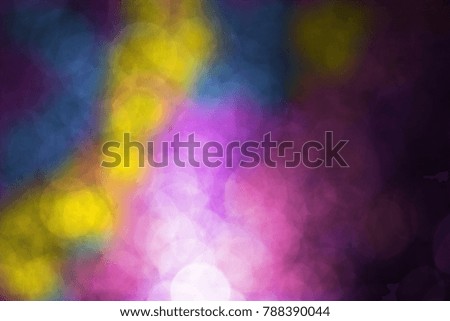 Abstract blurred colorful gradient bokeh light defocused background
